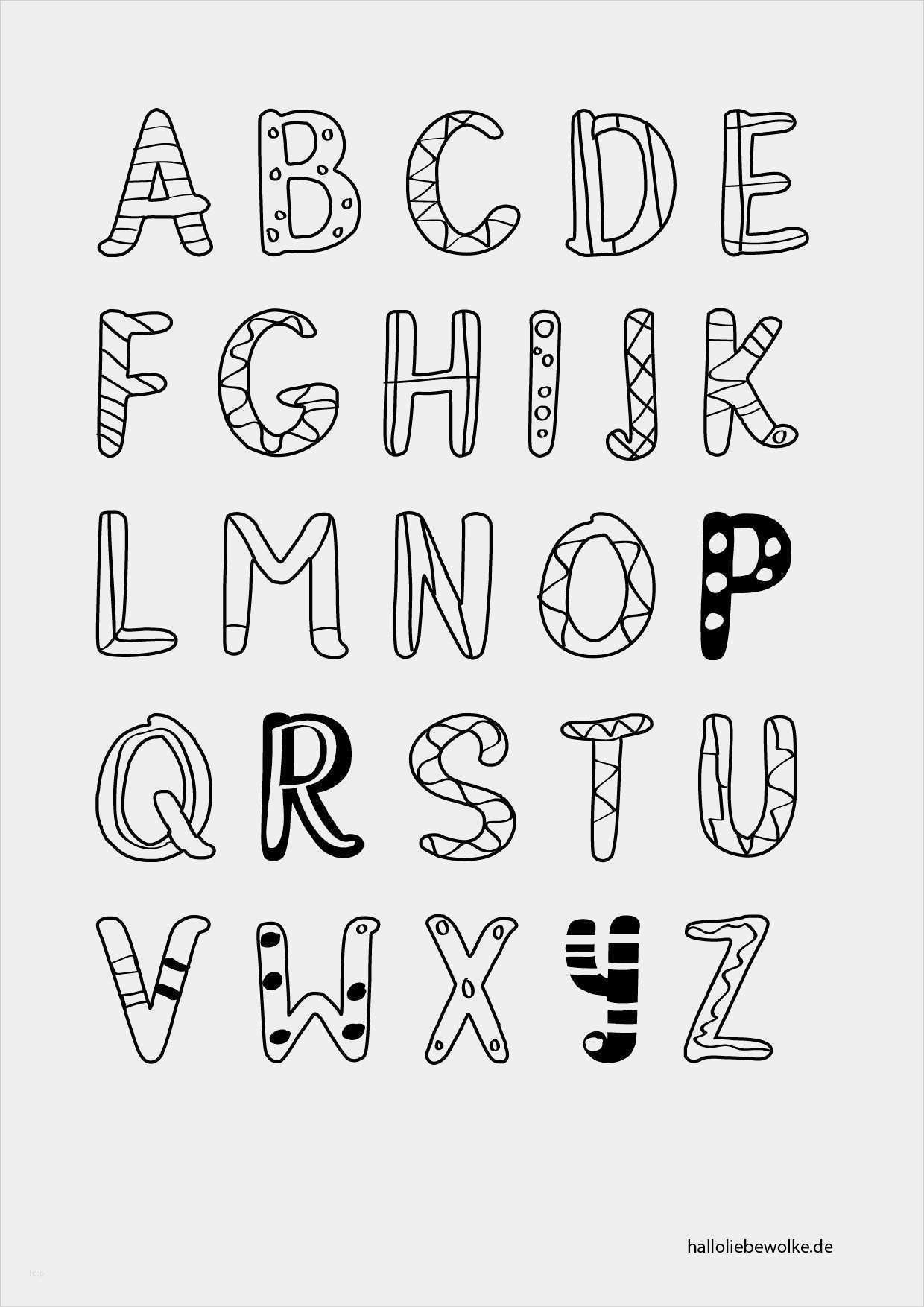 Alphabet Buchstaben Vorlagen Süß Printable & Malvorlage Buchstaben