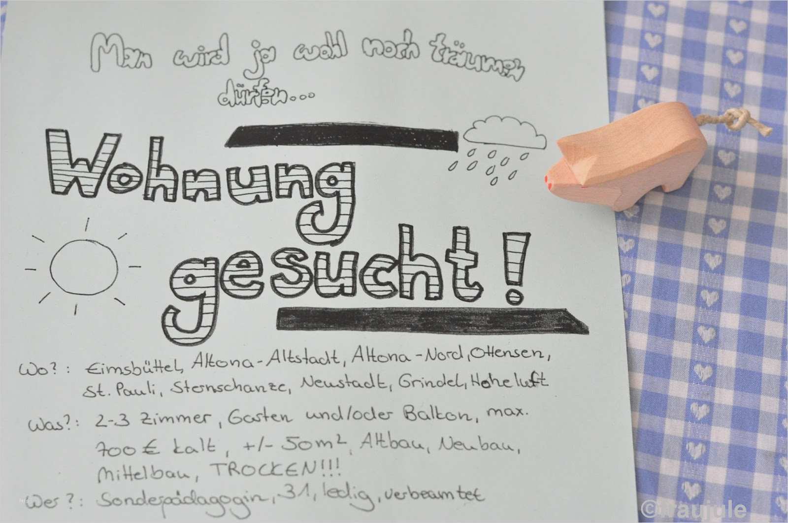 Anzeige Wohnungssuche Vorlage Erstaunlich Diy or Wohnung In Hamburg