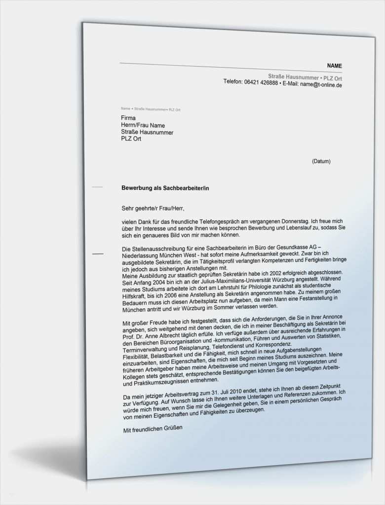 Bewerbung Ausbildung Verwaltungsfachangestellte Vorlage Luxus