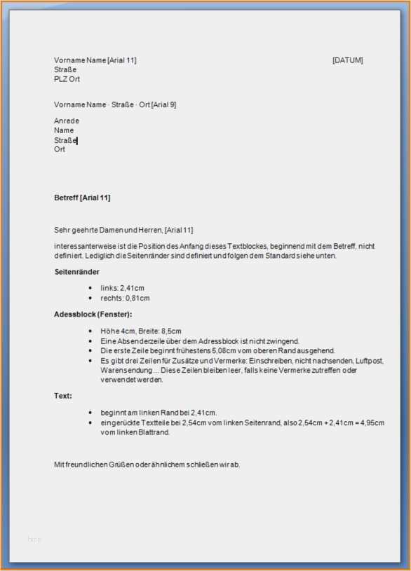 Firmenvorstellung Email Vorlage Wunderbar 9 Din norm Brief