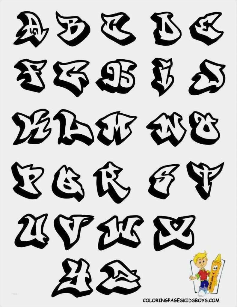 Graffiti Schrift Vorlagen Neu Graffiti Alphabet Lernen Kinderbilder Download Siwicadilly