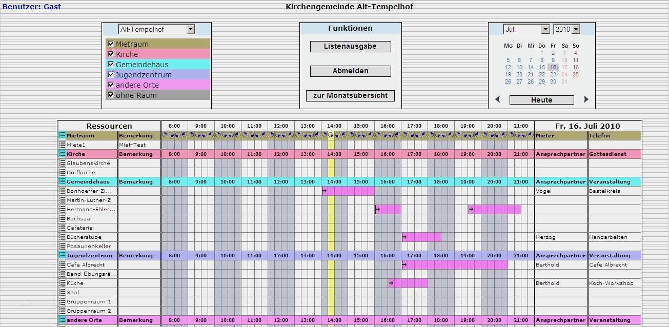 Hotel Belegungsplan Excel Vorlage Einzigartig Veranstaltungs Und Belegungsplanung Wrr Overplan 