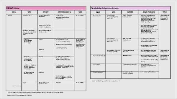 Hygieneplan Gastronomie Vorlage Gut Hygieneplan Kuche ...