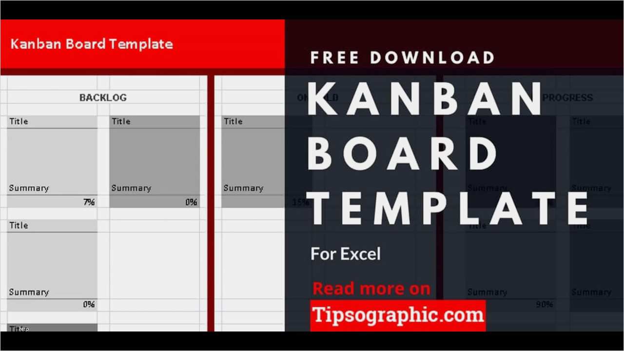 Kanban Board Vorlage Fabelhaft Kanban Board In Excel ...