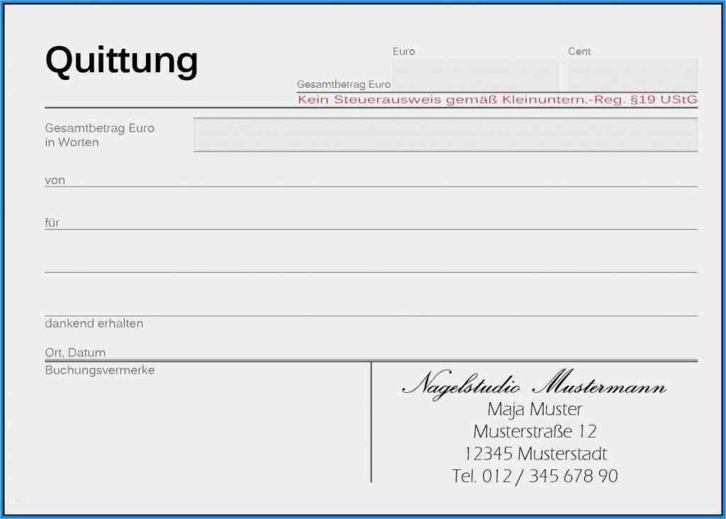 Kassensturz Vorlage Inspiration Quittung Vorlage Excel ...