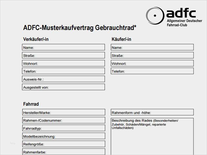 Kfz Kaufvertrag Privat Vorlage Cool Kaufvertrag ...