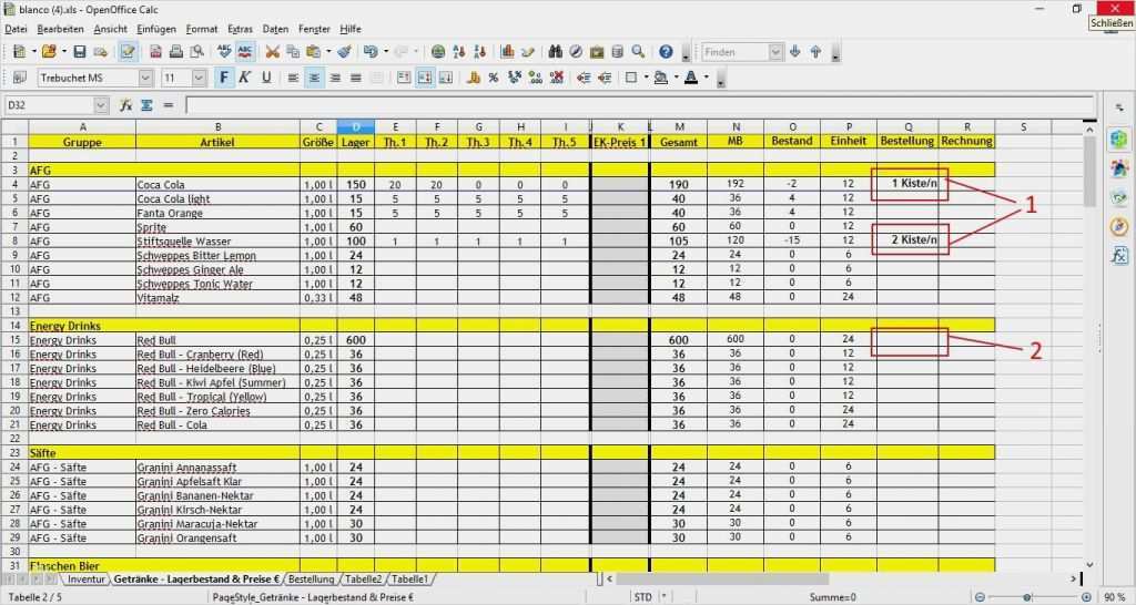 Lagerbestandsliste Excel Vorlage Elegant Excel Open Fice Inventurliste