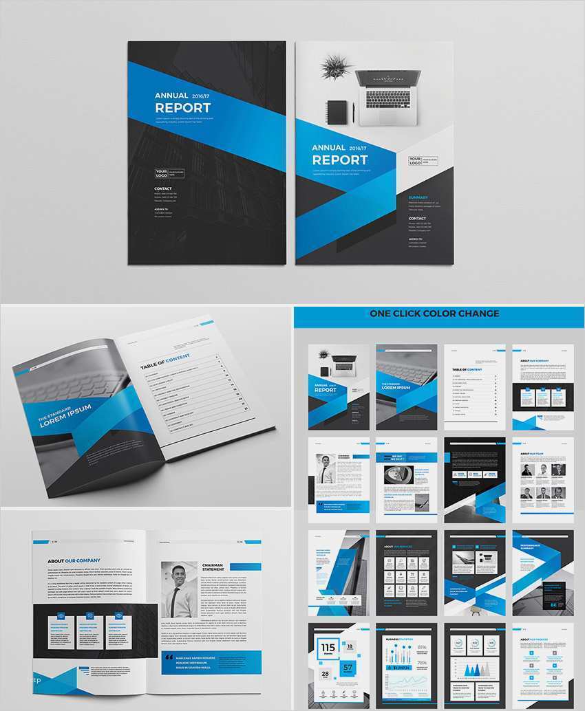 Annual Report Template Indesign Free Download