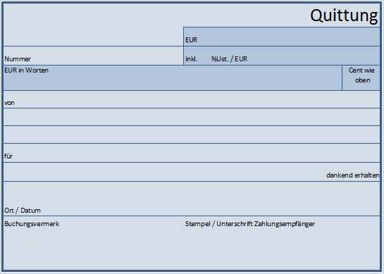 Quittung Privatverkauf Vorlage Ohne Mehrwertsteuer Elegant Quittung