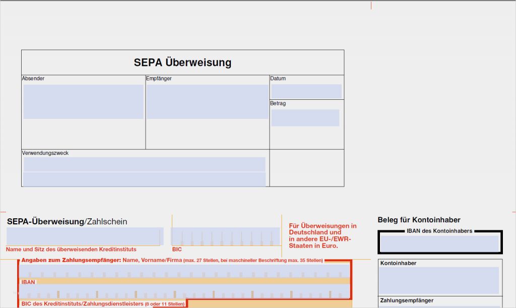 Sepa überweisung Vorlage Pdf Wunderbar Pdf Ausfüllhilfe ...