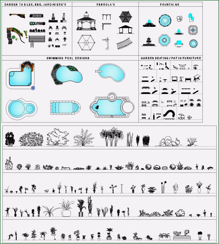 Autocad Vorlagen Download Dwg Inspiration Garden and ...