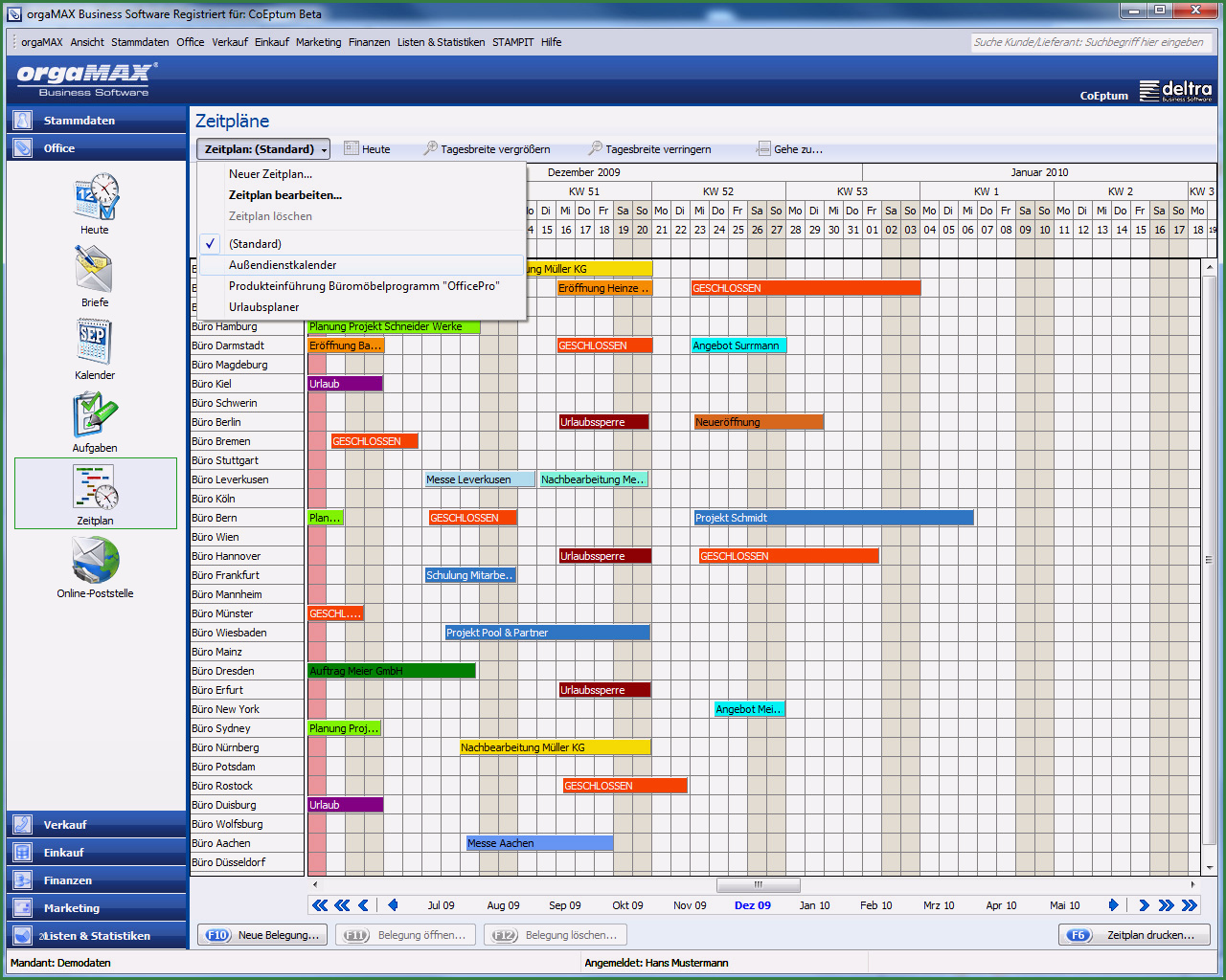 Zeitplan Excel Vorlage